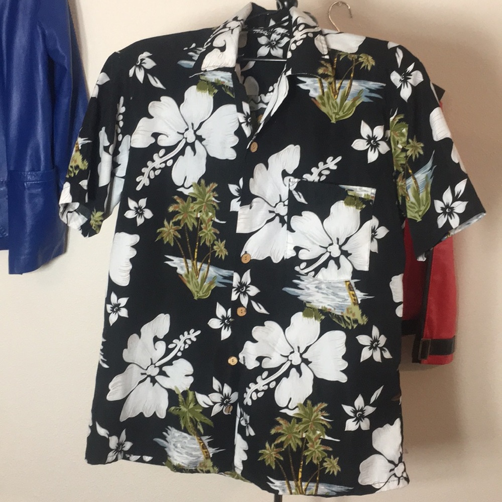Floral button down